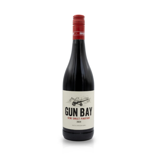 Case of Gun Bay Semi-Sweet Pinotage 2024